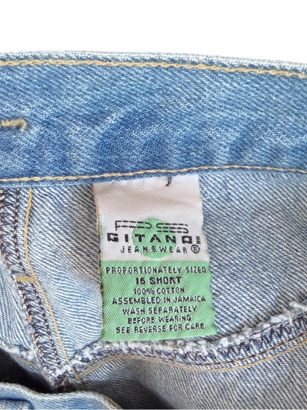 VTG 90s P.S. Gitano High Rise Pleated Mom Jeans | 16S Fits Modern 12 - Picture 5 of 14
